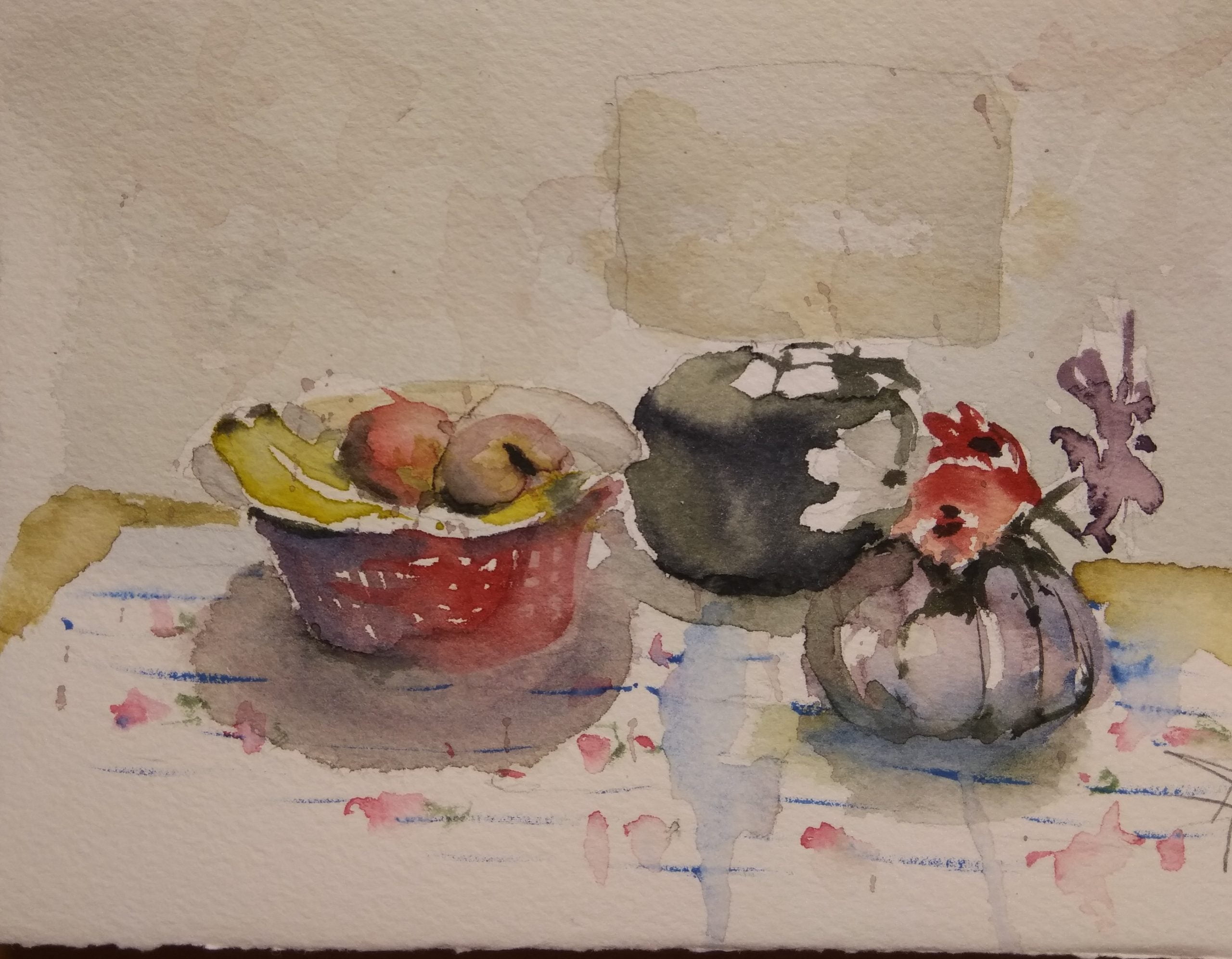 aquarel stilleven